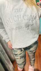 Sweatshirt, Couch Club Potato Lounge Ice Grey