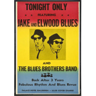 Art Print, Poster Concert Blues Brothers Jake Elwood Belushi Unframed
