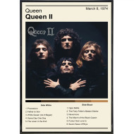 Art Print, Poster Queen II Concert Tour Freddie Mercury 