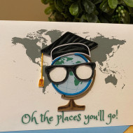 Card, Greeting Congratulations Graduation Quilling Oh The Places