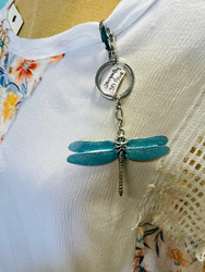 Keychain, Dragonfly 3D Blueish