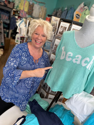 Top, Lightweight Sweater beach Mint Lower Case