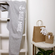 Sweatpants, Joggers Unisex Sized Boat Mode Grey