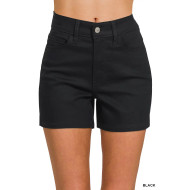 Shorts, High Rise Black
