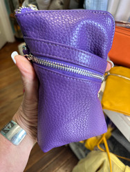 Purse, Crossbody RFID Protection Purple 