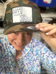 Cap Baseball Trucker, Sorry About My Husband Camo