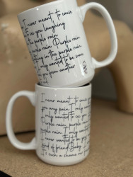 Mug, Ceramic Prince Purpke Rain Lyrics 