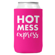 Can Cooler Koozie, Hot Mess Express Pnk
