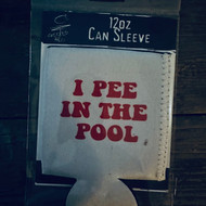 Can Cooler Koozie, In Pee In The Pool