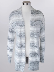 Keren Heart Cardigan, ARRIVAL 9-15 Cozy Grey Winter White Black