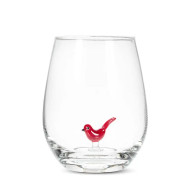 Glass Stemless Wine Beverage 3D Cardinal 