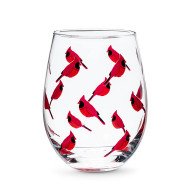 Glass Stemless Wine Beverage Cardinals 