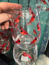 Glass Stemless Wine Beverage Cardinals 