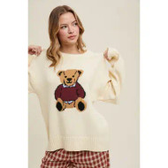 ARRIVING SOON Sweater Knit Teddy Bear Plush 