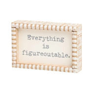 Wall Art Sign Everything Is Figureoutable