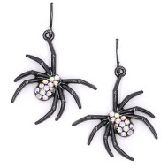Earrings Spider Halloween Red Wing Trunkmor Treat