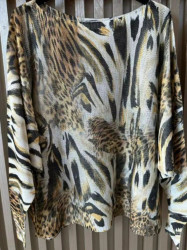 ARRIVING SOON Sweater Lightweight Animal Print Zebra Cheetah Leopard