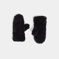 Mittens Sherpa Black 