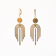 Earrings Brass Chime Dangle ARRIVING 9-15