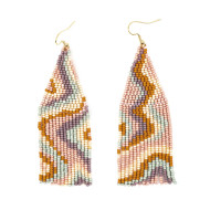 Earrings Beaded Honey Dew Pastels