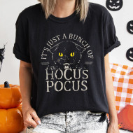 ARRIVING SOON T-Shirt Halloween Black Cat Hocus Pocus USA MADE comfort Color 