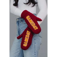 Mittens Fleece Lined by Panache Maroon Gold Minnesota Gophers Game Day