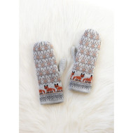 Mittens Fleece Lined by Panache Fox Grey