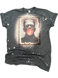 T-Shirt Halloween Frankenstein Bubblegum Bubble Frank