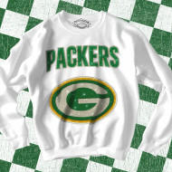 ARRIVING SOON Sweatshirt Green Bay Packers White G Go Pack Go