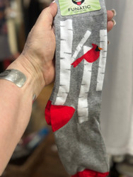 Socks Cardinal Birch Tree Grey 