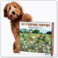 Puzzle Funny 101 Pooping Puppies Dogs
