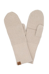 Mittens CC Finger Access Convertible Beige