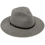 Panama hat Black Suede Band 