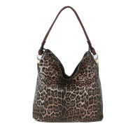 Purse Hobo Leopard Print Brown