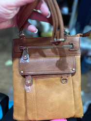 Purse Conceal & Carry Crossbody Shoulder  Multi Pocket Carhartt Brown