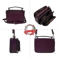 Purse Oprah’s Favorite RFID Credit Card Protection Sleeves Plum Crossbody