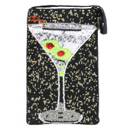 Purse Sequins Martini Evening handbag 