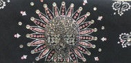 Bandana, Skull Sugar Metal FREE SHIPPING