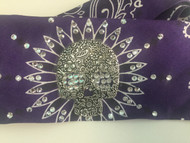 Bandana, Skull Metal Sugar Purple FREE SHIPPING