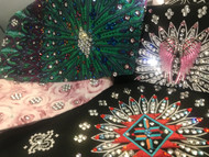 Bandana, Southwest on Black, FREE SHIPPING
