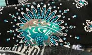 Bandana, Southwest Bear Black FREE SHIPPING