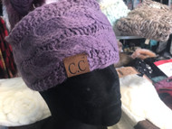 Headband, CC Brand Fleece Lined Dusty Purple