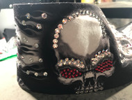 Bandana, Skull Flames Guns Red Eyes FREE SHIPPING