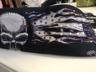 Bandana, Skull Flames Purple Eyes Fire Purple Flames FREE SHIPPING
