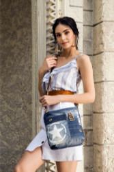 Purse, US Army Star Denim