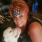 Bandana, American Flag, Go Brazen Bombshell with over 270 Swarovski crystals.  This bling bandana is American made.