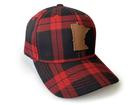 Baseball Trucker Cap, Buffalo Plaid Minnesota Leather Patch