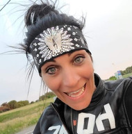 Bandana, Angel Wing on Black-More Colors Avail FREE SHIPPING