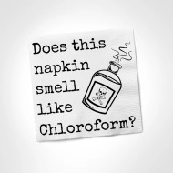 Napkins, Chloroform Does This Napkin Smell Pack 20 USA Made