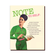 Card, Inspire Note To Self You Are A Bad Ass….